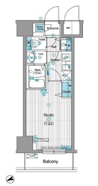 グランド・ガーラ銀座 11階 間取り図