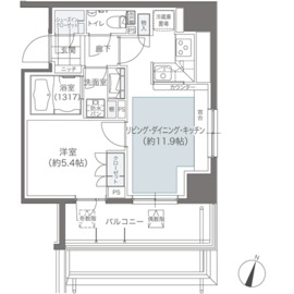 メゾンカルム本郷 410 間取り図