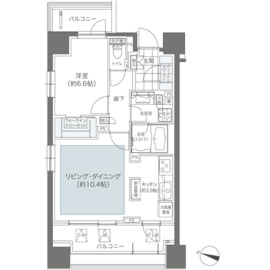 メゾンカルム本郷 502 間取り図