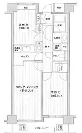 プライムアーバン目黒リバーフロント 902 間取り図