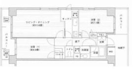 プライムアーバン目黒リバーフロント 1203 間取り図