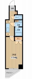 プロスペクト門前仲町 401 間取り図