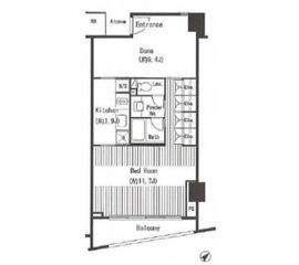ロジェ二番町 602 間取り図