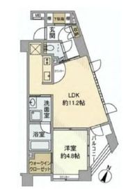 ネオマイム千駄ヶ谷 4階 間取り図