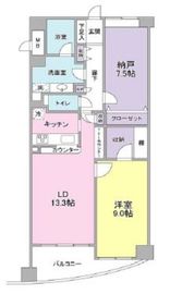 シルフィード南平台 3階 間取り図