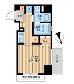 クリオ戸越銀座壱番館・弐番館 2-204 間取り図