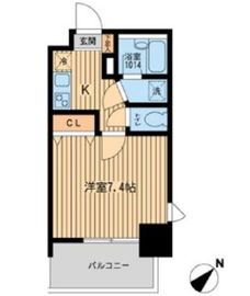 リテラス白金台ヒルズ 704 間取り図