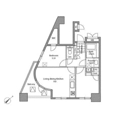 レジディア文京千石2 901 間取り図