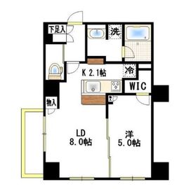 ブランズ渋谷神山町 5階 間取り図