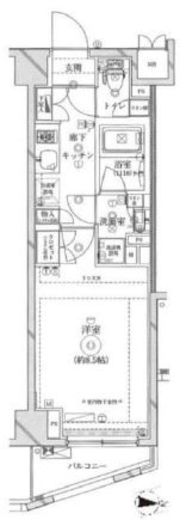 イルフィオーレ都立大学 5階 間取り図
