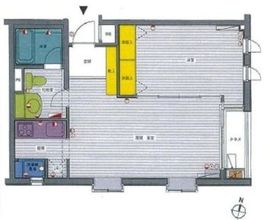 アピカ原宿 3階 間取り図