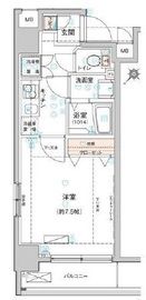 ハーモニーレジデンス月島 3階 間取り図