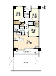 ブランズ八雲 地下1階 間取り図
