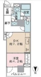 コスモポリス品川 19階 間取り図