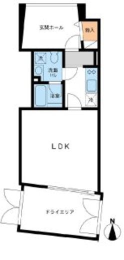 サークル南麻布 203 間取り図