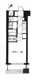 アヴァンティーク銀座2丁目 4階 間取り図