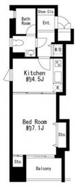 プライムアーバン日本橋茅場町 1201 間取り図