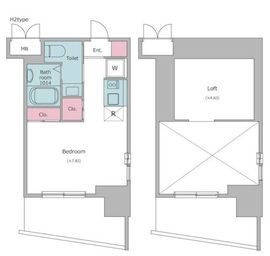 レジディア市谷薬王寺 1301 間取り図