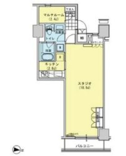 ブリリアイスト東雲キャナルコート 1221 間取り図