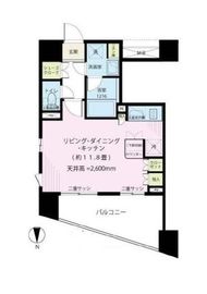 プライア渋谷 3階 間取り図