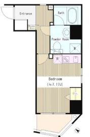 アクアアンビシャス八丁堀 304 間取り図