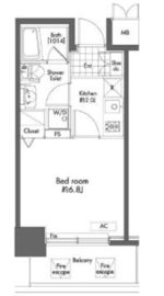 プライムアーバン初台 404 間取り図