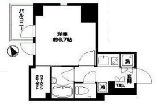 シティスパイア新川 1002 間取り図