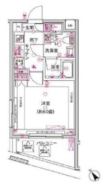 デュアレス愛宕虎ノ門 2階 間取り図