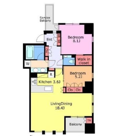 プレミスト九段 11階 間取り図