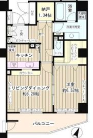 中目黒GTハイツ 14階 間取り図