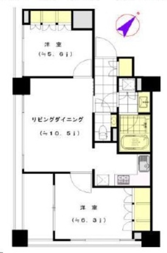 ティープエンテ 12階 間取り図