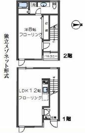 アビターレ神宮前 A4 間取り図