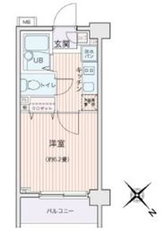 エコロジー都立大学レジデンス 221 間取り図