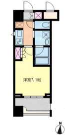 ドゥーエ茗荷谷 604 間取り図