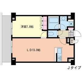 エスティメゾン代沢 316 間取り図