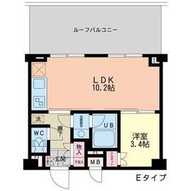 エスティメゾン代沢 309 間取り図