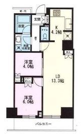 ザ・パークハウス新宿タワー 18階 間取り図