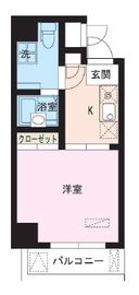 レジディア大井町 202 間取り図