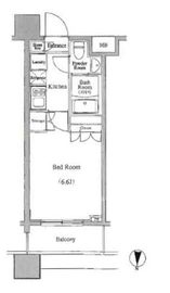 レジディア錦糸町 402 間取り図