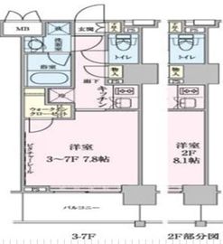 ザ・レジデンス赤坂檜町 310 間取り図