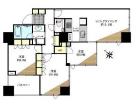 シティタワー池袋ウエストゲート 13階 間取り図