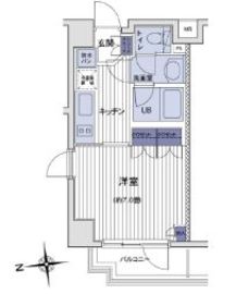 コンフォリア三田トロワ 701 間取り図