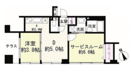 ホームズ高輪台 7階 間取り図