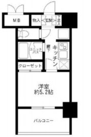 メインステージ南麻布4 10階 間取り図