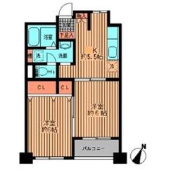 プライムアーバン勝どき 513 間取り図