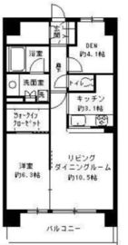 パークキューブ東品川 1004 間取り図