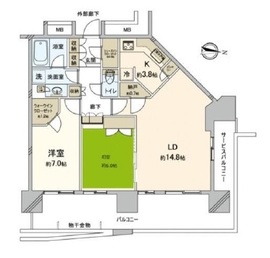 アーバンドックパークシティ豊洲タワー 10階 間取り図