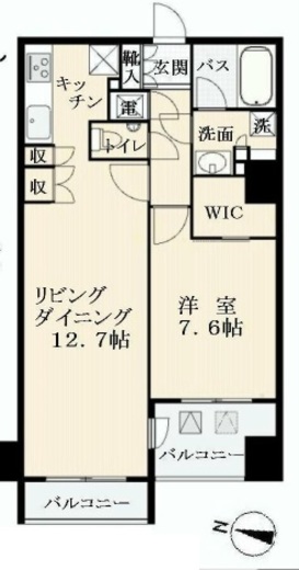 レグノ・グランデ一番町タワー 503 間取り図