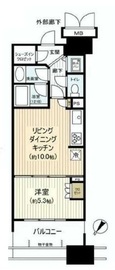 晴海テラス 6階 間取り図