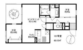 アピカ原宿セデュー 1階 間取り図